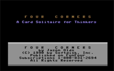 Four Corners - Screenshot - Game Title Image