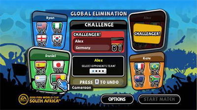 2010 FIFA World Cup South Africa - Screenshot - Game Select Image