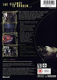Silent Hill 2: Restless Dreams - Box - Back Image