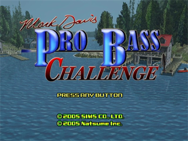 Mark Davis Pro Bass Challenge - Screenshot - Game Title Image