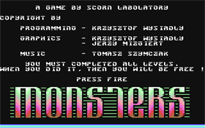 Monsters - Screenshot - Game Title Image