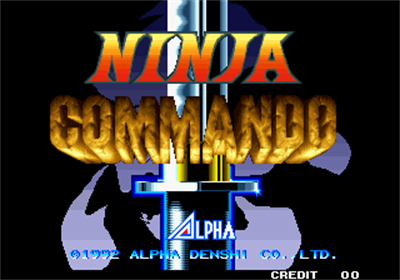 Ninja Commando - Screenshot - Game Title Image