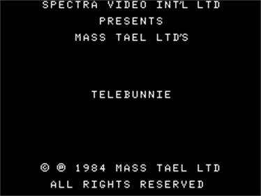 Telebunny - Screenshot - Game Title Image