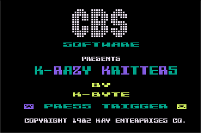 K-Razy Kritters - Screenshot - Game Title Image