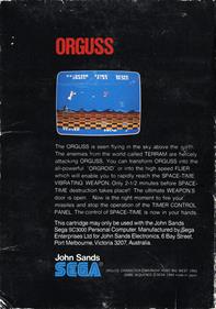 Orguss - Box - Back Image