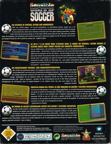 Sensible World of Soccer: European Championship Edition - Box - Back Image