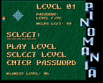 Pinomania - Screenshot - Game Select Image