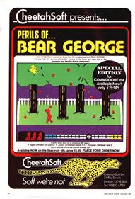 Perils of ... Bear George - Advertisement Flyer - Front Image