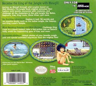 Walt Disney's The Jungle Book - Box - Back Image