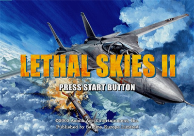 Lethal Skies II - Screenshot - Game Title Image
