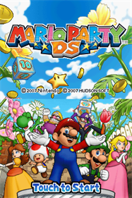 Mario Party DS - Screenshot - Game Title Image
