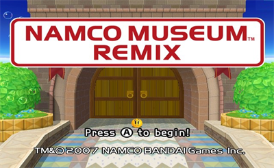 Namco Museum Remix - Screenshot - Game Title Image