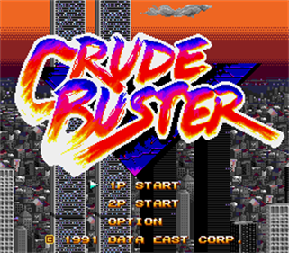 Two Crude Dudes - Screenshot - Game Title Image