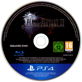 Final Fantasy XV - Disc Image