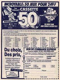 Cassette 50 - Advertisement Flyer - Front Image