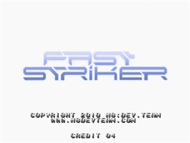 Fast Striker - Screenshot - Game Title Image