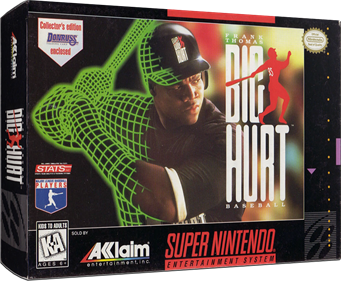 Frank Thomas Big Hurt Baseball - Box - 3D Image