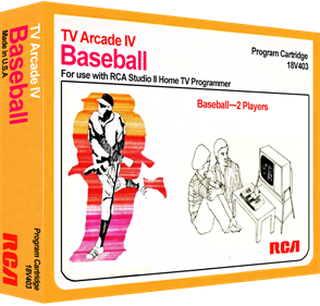 TV Arcade IV: Baseball - Box - 3D Image