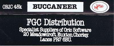 Buccaneer - Box - Back Image