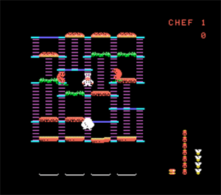 BurgerTime (Colecovision) - Screenshot - Gameplay Image