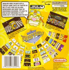 WarioWare: Twisted! - Box - Back Image