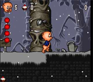 Porky Pig's Haunted Holiday - Screenshot - Gameplay Image