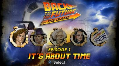 Back to the Future: The Game - Screenshot - Game Select Image