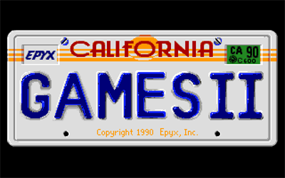 California Games II - Screenshot - Game Title Image