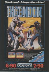 Highnoon - Advertisement Flyer - Front Image