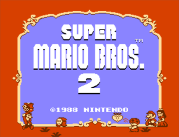 Super Mario Bros. 2 - Screenshot - Game Title