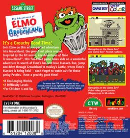 Sesame Street: The Adventures of Elmo in Grouchland - Box - Back Image