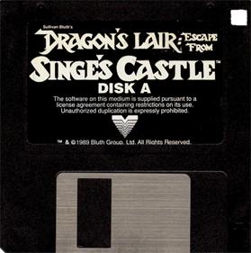 Dragon's Lair: Escape from Singe's Castle - Disc Image