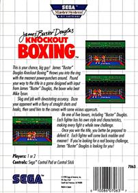 James "Buster" Douglas Knockout Boxing - Box - Back Image