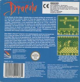 Bram Stoker's Dracula - Box - Back Image