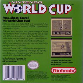 Nintendo World Cup - Box - Back Image