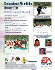 NHL 98 - Box - Back Image