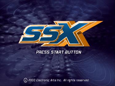 SSX - Screenshot - Game Title Image