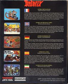 Asterix and the Magic Carpet - Box - Back Image