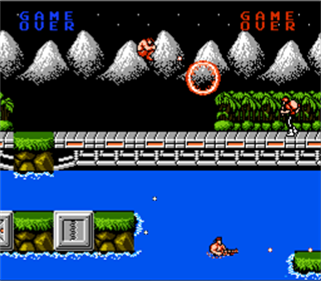 Super Contra II - Screenshot - Game Over Image