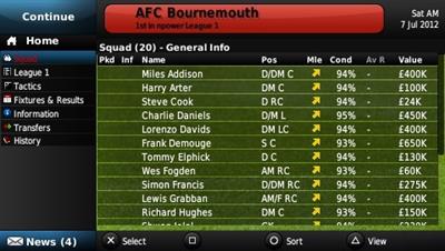 Football Manager Handheld 2013 - Screenshot - Gameplay Image