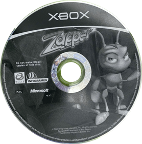 Zapper: One Wicked Cricket! - Disc Image