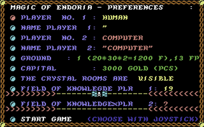 Magic of Endoria - Screenshot - Game Select Image