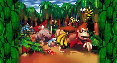Donkey Kong Country: 2P Proof of Concept - Fanart - Background Image