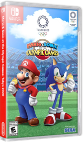Mario & Sonic at the Olympic Games Tokyo 2020 - Box - 3D Image