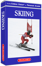 Skiing - Box - 3D Image