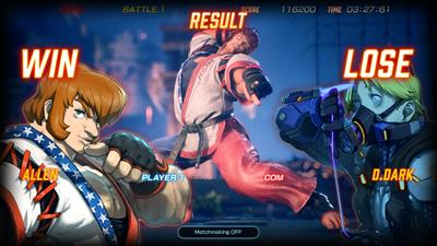 Fighting EX Layer - Screenshot - Game Over Image