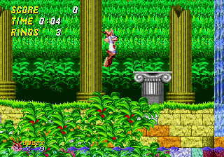 Bubsy in Sonic the Hedgehog 2