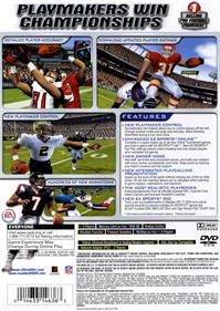Madden NFL 2004 - Box - Back Image