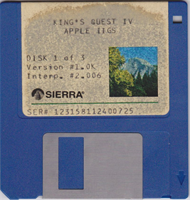 King's Quest IV: The Perils of Rosella - Disc Image