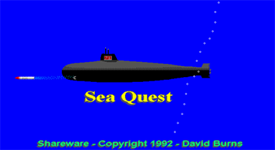 Sea Quest (1992) - Screenshot - Game Title Image